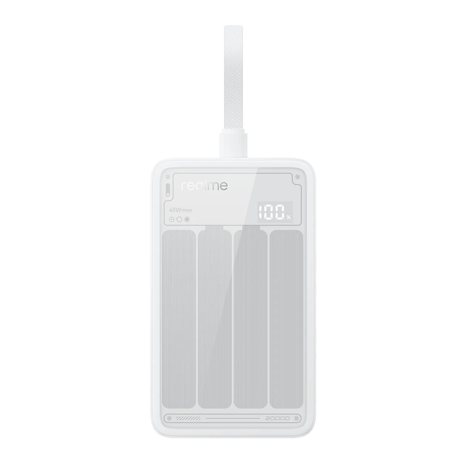 realme Cabled Power Bank White_1