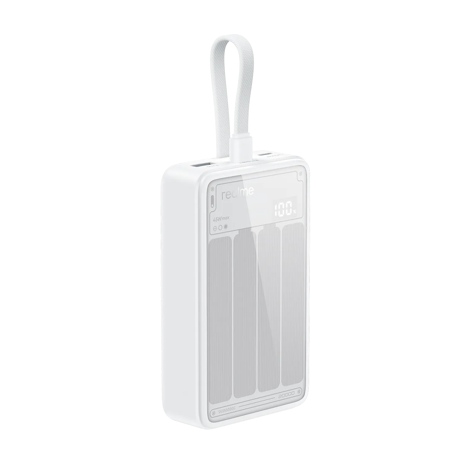 realme Cabled Power Bank White_2